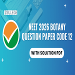 NEET 2026 Botany Question Paper with Solutions PDF
